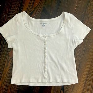 Brandy Melville Zelly Ribbed Crop Top